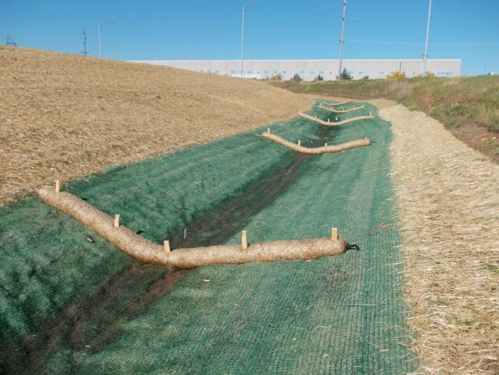 Ditch Control to Avoid Soil Erosion