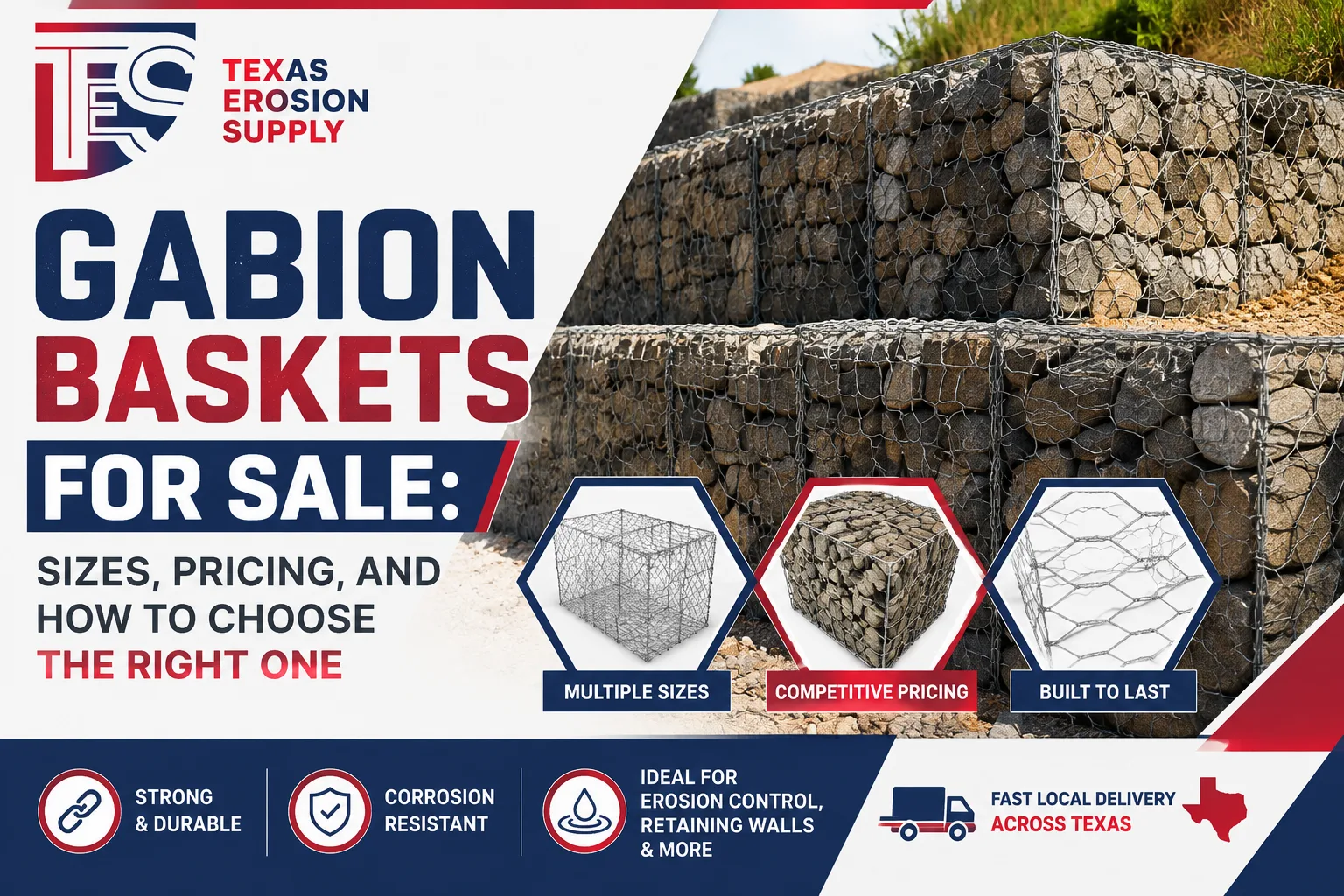 Gabion Baskets for Sale: Sizes, Pricing, and How to Choose the Right One
